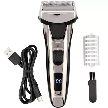 ProfiCare PC-HR 3140 Folienrasierer Trimmer Schwarz, Chrom