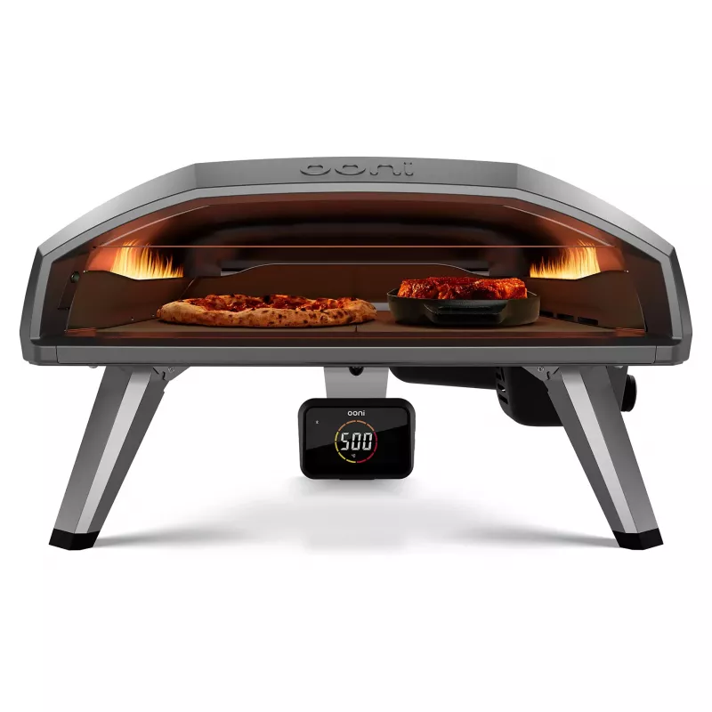Ooni Koda 2 Pro Pizzamaker Schwarz Silber 1 Pizza 46 cm