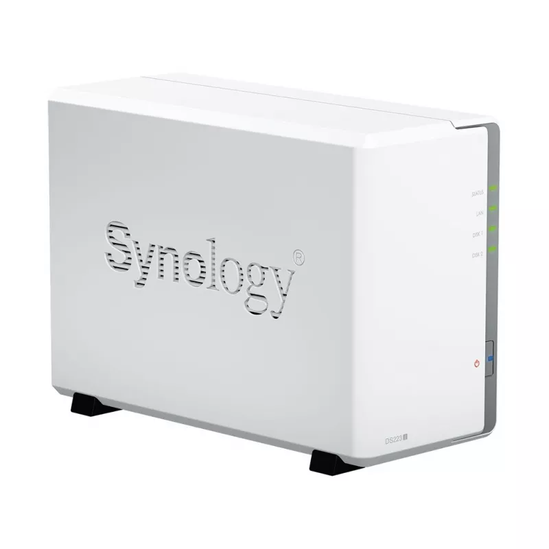 Synology DiskStation DS223J NAS/Speicherserver Desktop Realtek RTD1619B 1 GB DDR4 DiskStation Manager Weiß