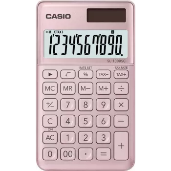 Taschenrechner Casio SL-1000SC-PK Pocket Basic Pink