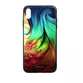 Displayschutzglas Tellur Cover Glass print für iPhone XS Max — bedrucktes gehärtetes Glas