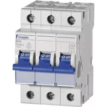 DOEPKE Leitungsschutzschalter B10A DLS-6H-B10-3-6-KA 6kA 3-polig 400V B-Charakteristik DLS-6H-B10-3-6-KA (09914111)
