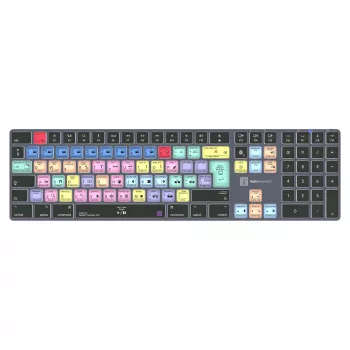LogicKeyboard Titan DE Mac-Tastatur für Adobe Premiere Pro CC — deutsches Layout