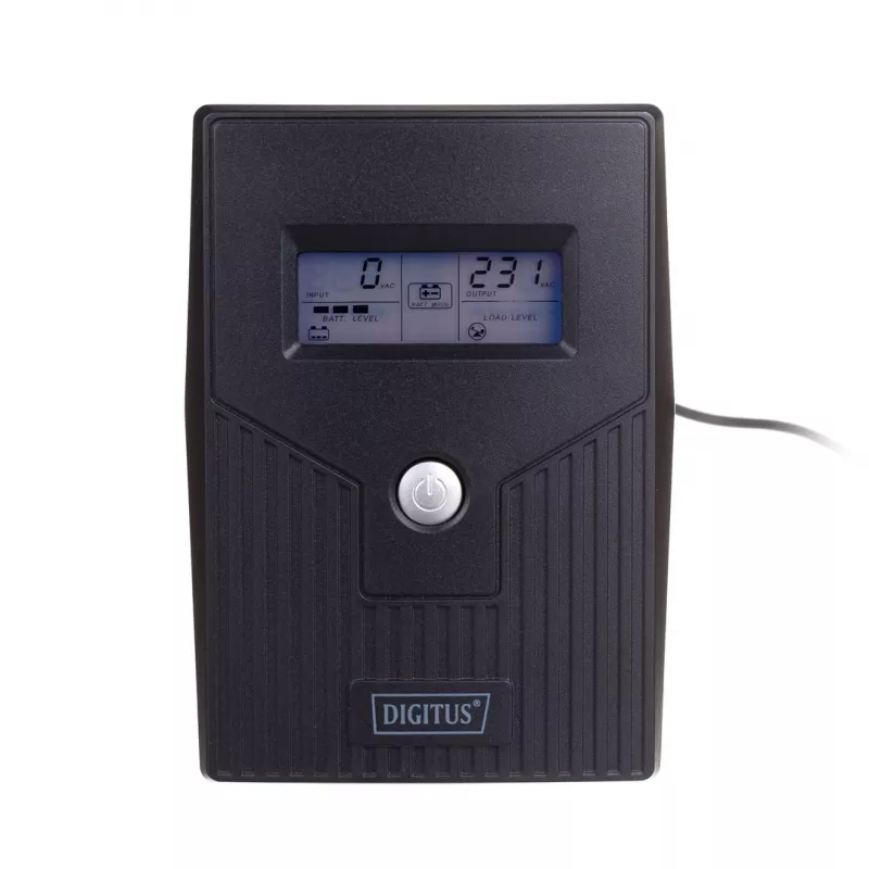 Uninterruptible Power Supply DIGITUS DN-170063-LCD-B 0.6 kVA (360 W) with LCD
