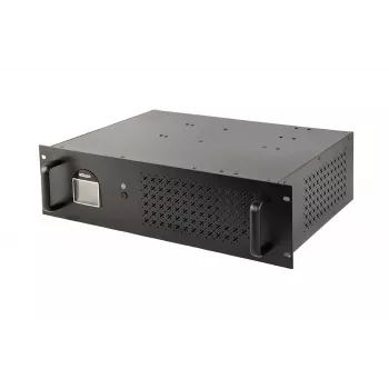 Gembird - USV Rack 19'' 3,4U 1500VA, 4x IEC 230V Ausgang, IEC14 Eingang, RJ11, USB, LCD Line-Interactive 1,5 kVA 900 W 4 Steckdosen