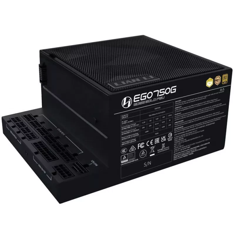 Netzteil LIAN LI EDGE GOLD 750 — 750W, 80 PLUS Gold, active PFC
