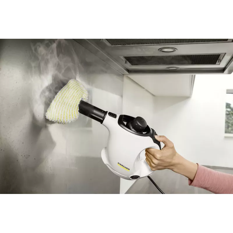Kärcher SC 1 EasyFix Tragbarer Dampfreiniger 1200 W Schwarz, Weiß