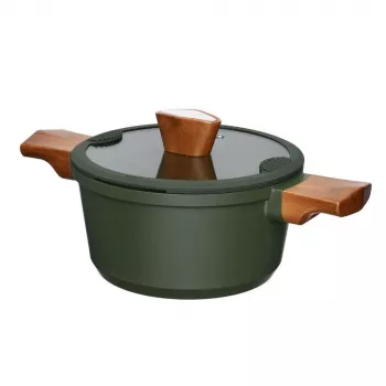 Schmortopf RESTO 93701 — 20 cm Durchmesser, 2,6 L Fassungsvermögen, Kochgeschirr für den Herd