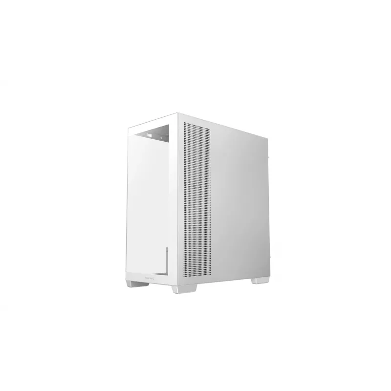 PC-Gehäuse DeepCool CG580 4F V2 Midi Tower Weiß — ATX, Hartglas, 3x120-mm-Seitenlüfter, 360-mm-Seitenradiator-Unterstützung
