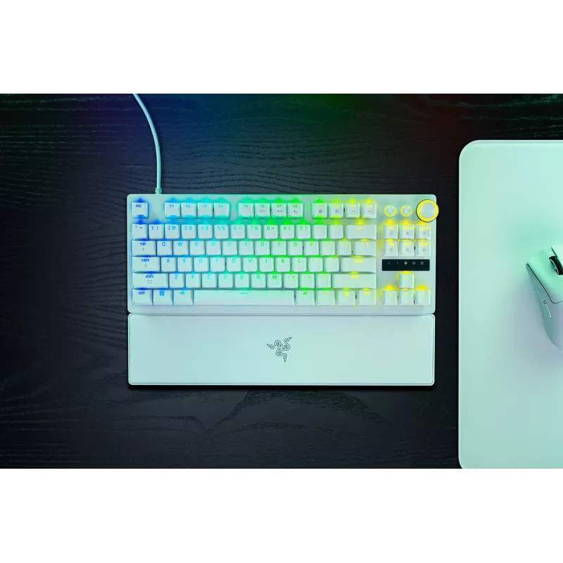 Razer Huntsman V3 Pro Tenkeyless 8KHz | Gaming-Tastatur | Kabelgebunden | US | Weiß | Razer Analog Optical Switch Gen-2