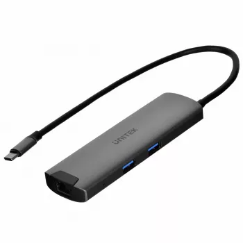 Schnittstellen-Hub UNITEK H1112F USB 3.2 Gen 1 Type-C