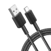 Anker Innovations 322 USB-A auf USB-C Kabel Nylon 1,8M Schwarz - Kabel - Digital/Daten