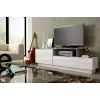 Cama TV-Schrank SIGMA 3 180 weiß/weiß glänzend + Sonoma-Eiche