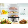 Dampfgarer Beper BC.250 3 Körbe Arbeitsplatte 800 W Edelstahl