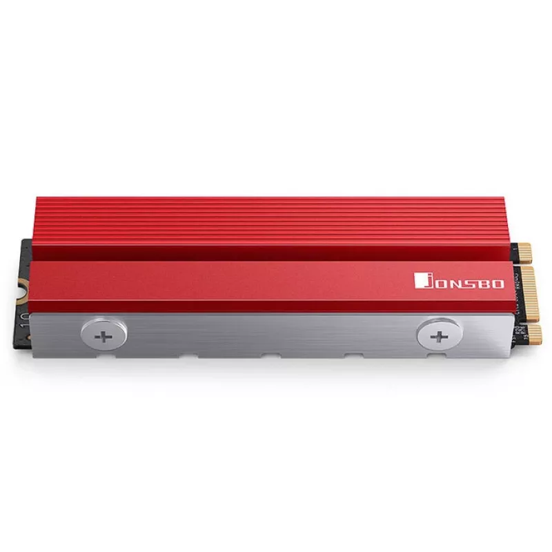M.2 SSD Kühler Jonsbo M.2-6 RED 2280 passiver Kühlkörper für 2280 NVMe/SATA-Laufwerke