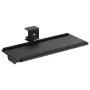 Maclean Unter-Tisch-Tastaturhalterung, max. Belastung 5 kg, horizontal und vertikal verstellbar, schwarz, MC-108 B