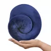 Reise-Nackenkissen Qmed DRQE3J1CDXUXP — konturiert ergonomisch PU-Schaum, 240×230×125 mm, Dichte 45 kg/m³, granatrot