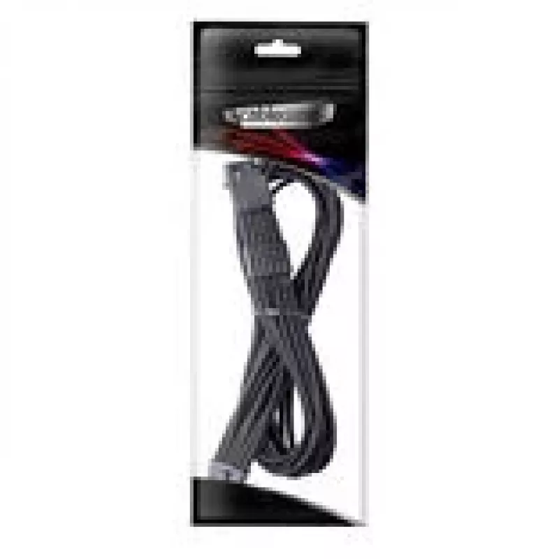 CableMod Universal Pro ModMesh 16-Pin-auf-16-Pin-Kabel, gesleevt, StealthSense – schwarz, 60 cm