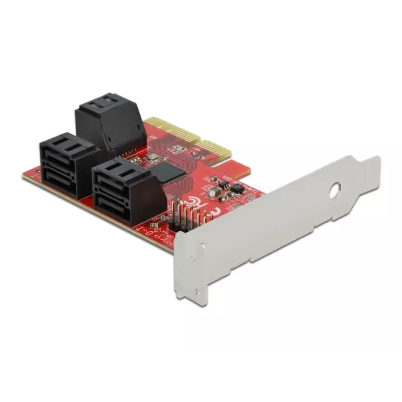 SATA PCI Express x4 Karte DeLOCK 6 Port Low Profile Formfaktor