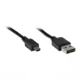 GoodConnections Verbindungskabel USB 2.0 EASY Stecker A auf Mini-B-Stecker, schwarz, 1 m