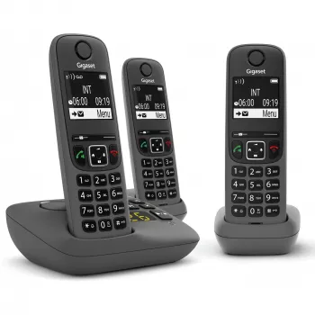 Analog/DECT-Telefon Gigaset AE690A Rufnummernanzeige Kabellos 3 Mobilteile