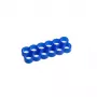 E22 12-Slot Stealth-Kabelkamm – Blau