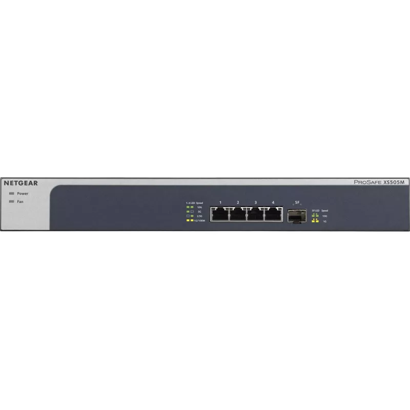 NETGEAR XS505M Unmanaged 10G Ethernet (100/1000/10000) Grau, Silber