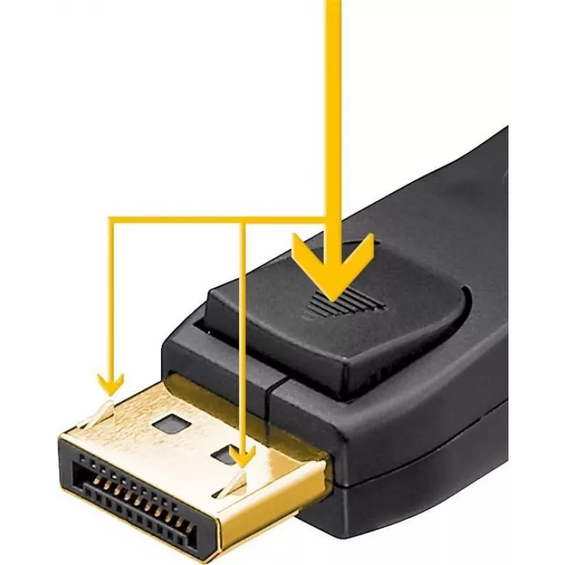 Goobay 64849 DisplayPort-Kabel 1 m Schwarz (64849)