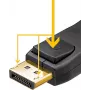 Goobay 64849 DisplayPort-Kabel 1 m Schwarz (64849)