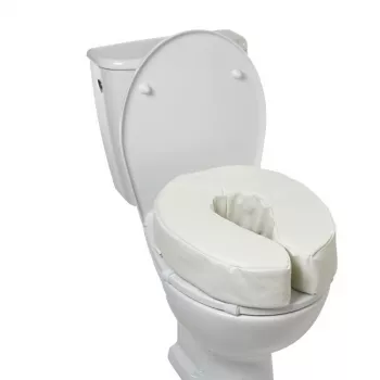 Weicher erhöhter Toilettensitz, 5 cm
