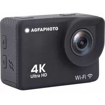AgfaPhoto Action Cam 4K, wasserdicht, Wi-Fi, Zeitlupe/Zeitraffer (AC9000BK)