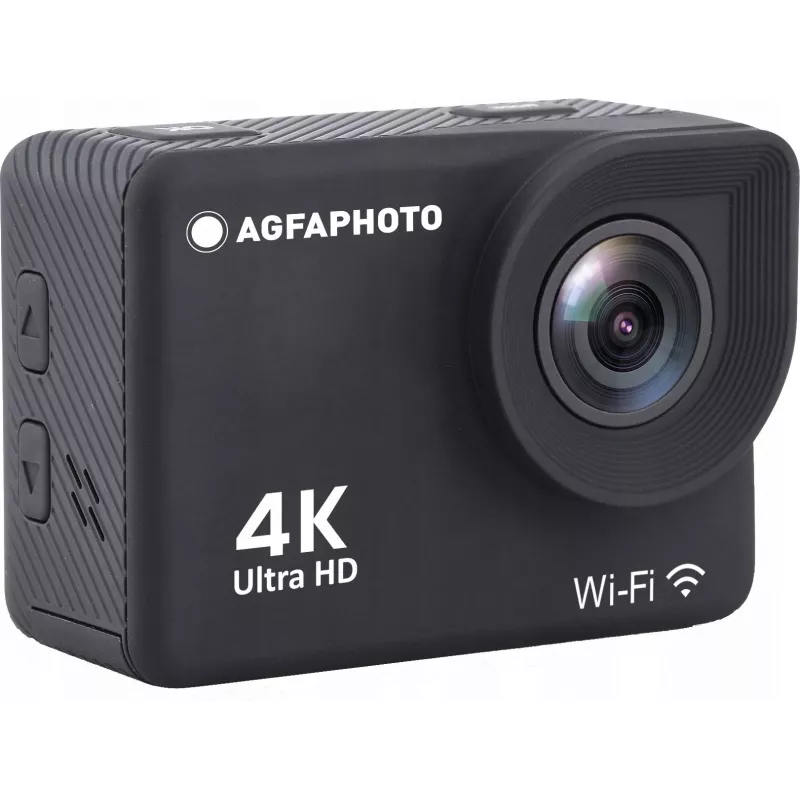 AgfaPhoto Action Cam 4K, wasserdicht, Wi-Fi, Zeitlupe/Zeitraffer (AC9000BK)