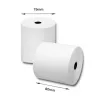 Qoltec 51892 Thermorolle 80 x 80 | 55 g/m² | 10 Stück | BPA-frei