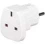 Wentronic Goobay Reiseadapter, Weiß - UK-Stecker > Typ F (Typ F, CEE 7/7) (94270)