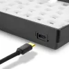 Sharkoon SKILLER SGK50 S3 Barebone Gaming Tastatur - komplett personalisierbare Gaming Tastatur im 75% Layout, Hot-Swap, RGB-Beleuchtung, QWERTZ-Layou