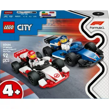 LEGO CITY 60464 F1 - Williams Racing & Haas F1 Rennwagen