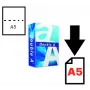 Papier Double A (A Kategorie), A5, 80g, 500 Blatt