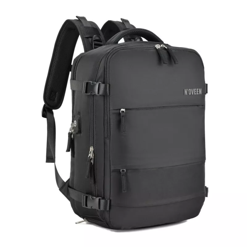 Rucksack NOVEEN CTB400 unisex 25 L, Polyester, 40×25×20 cm, schwarz