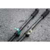 Bayamo Carbon Vario Walking Stöcke (Schwarz/Hellbraun, 1 Paar, 105-125cm)