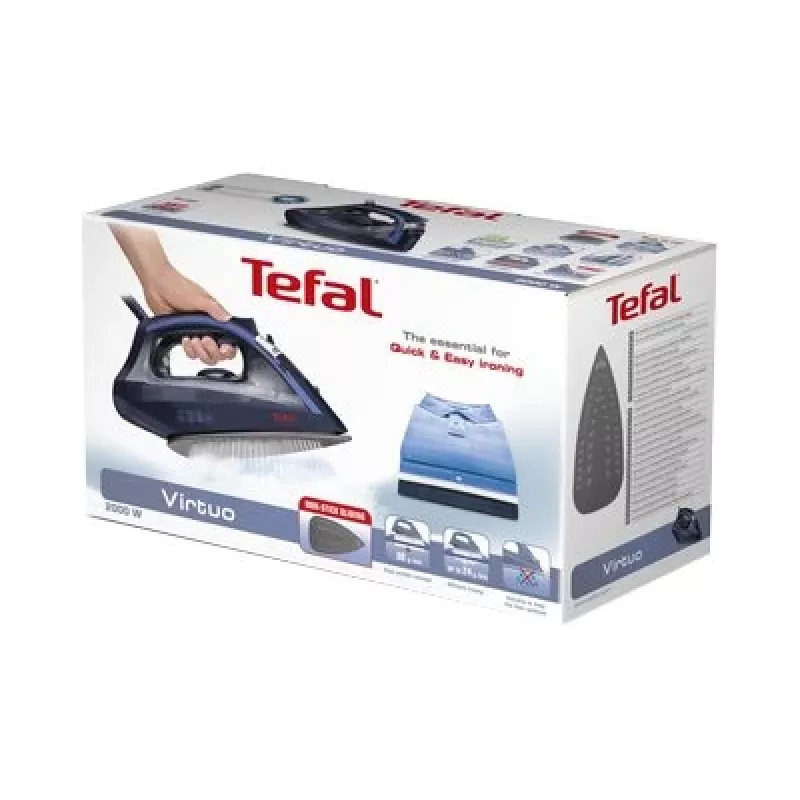 Tefal Virtuo FV 1713 Dampfbügeleisen 2000 W Blau