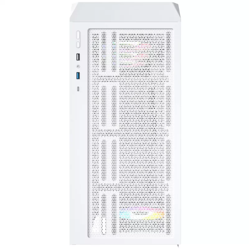 PC-Gehäuse Montech X5 Midi Tower Weiß ATX 3x140mm Lüfter