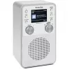 Digitalradio TECHNISAT DigitRadio 317 Weiß — FM- und DAB+-Empfang, kompaktes Tischdesign