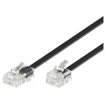 Telefonkabel Microconnect MPK451S RJ11 RJ45 1m Schwarz