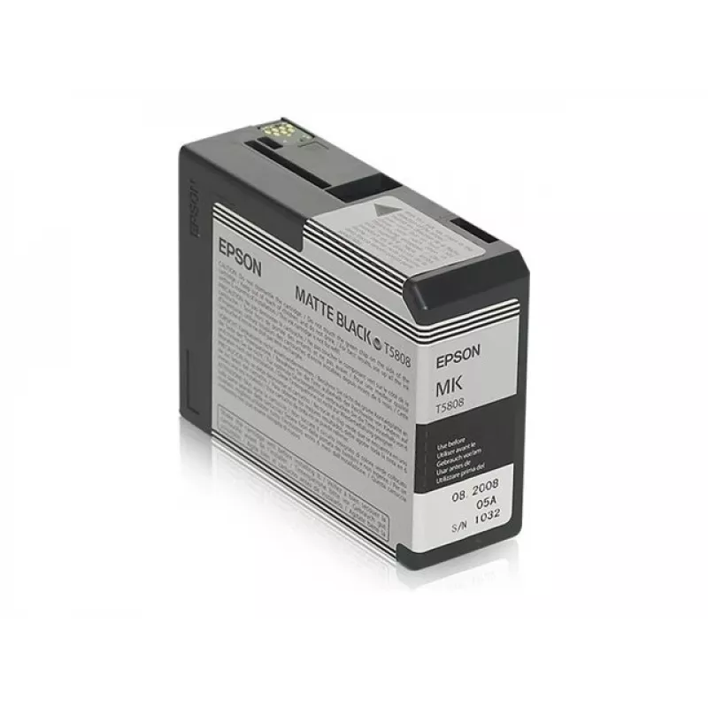 Tintenpatrone Epson C13T5808 Mattschwarz — Original Epson Patrone, mattschwarz
