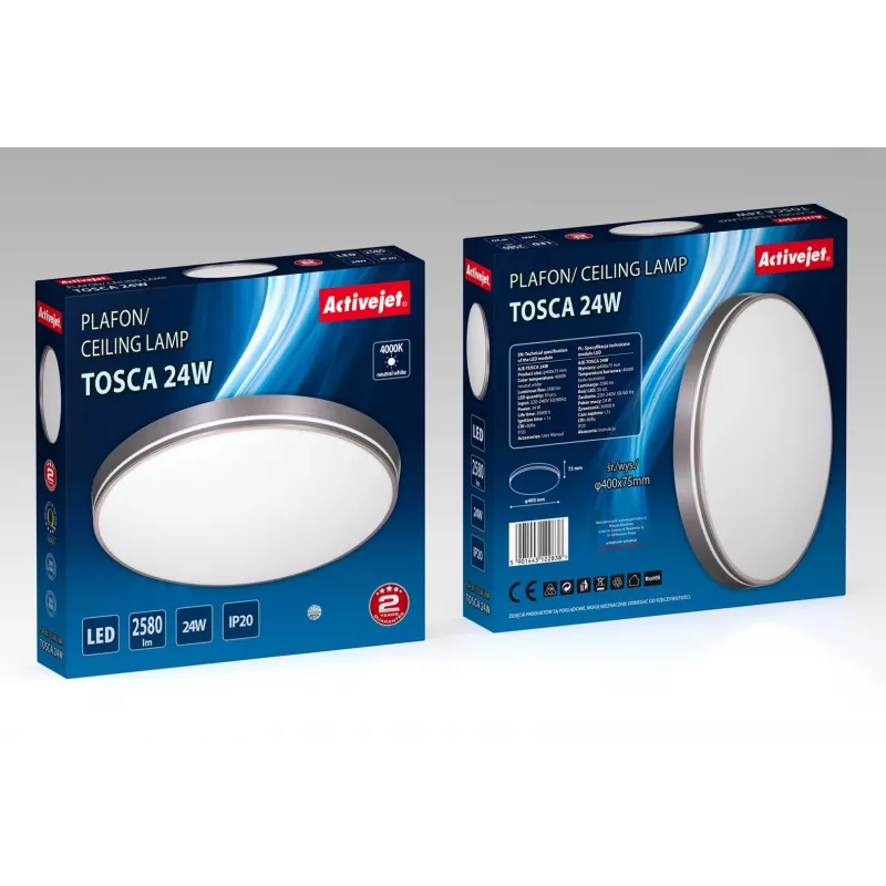 Activejet AJE-TOSCA LED-Deckenleuchte 24W