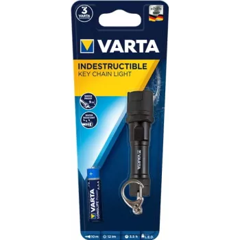 Schlüsselanhänger-Taschenlampe Varta 16701 101 421 Schwarz LED stoßfest IPX4
