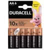 Batteriepack Duracell Basic AA / LR6 — 6 Stück (Alkaline)