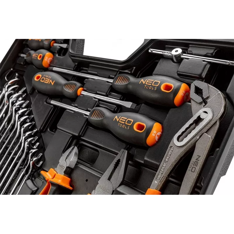 NEO tools 08-945 Steckschlüsselsatz 1/4 1/2 Zoll vielseitig langlebig