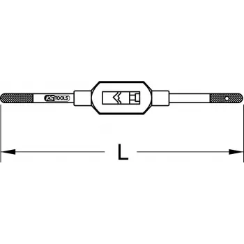 KS Tools verstellbares Windeisen M3-M12 (331.0013)
