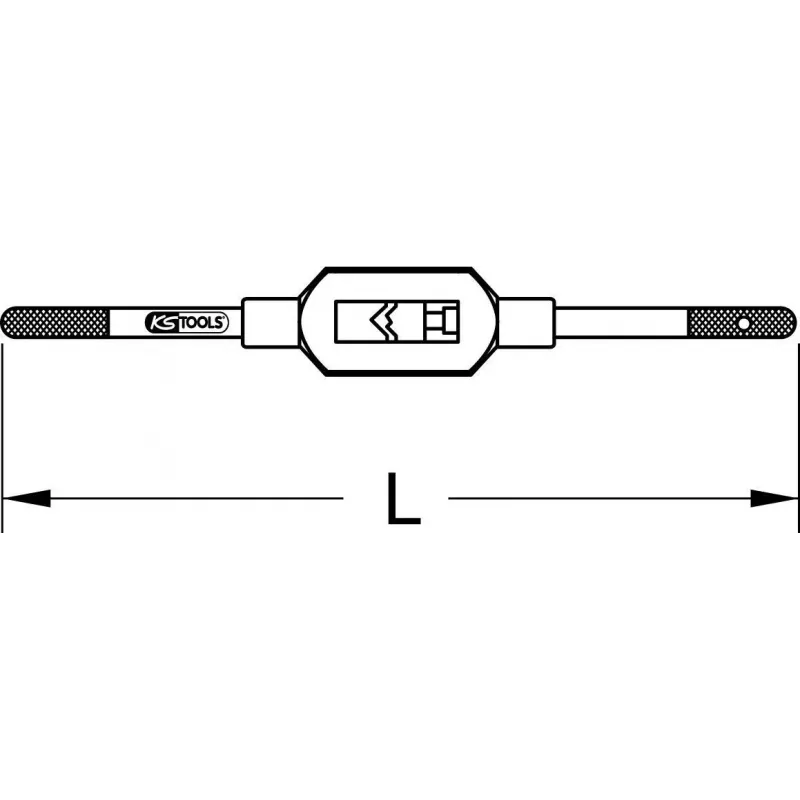 KS Tools verstellbares Windeisen M3-M12 (331.0013)